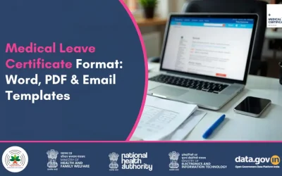 Medical Leave Certificate Format: Word, PDF, and Email Templates/Formats